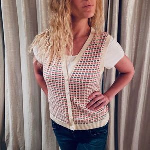 EUC! Vintage 80’s Nerdy Sweater Vest!